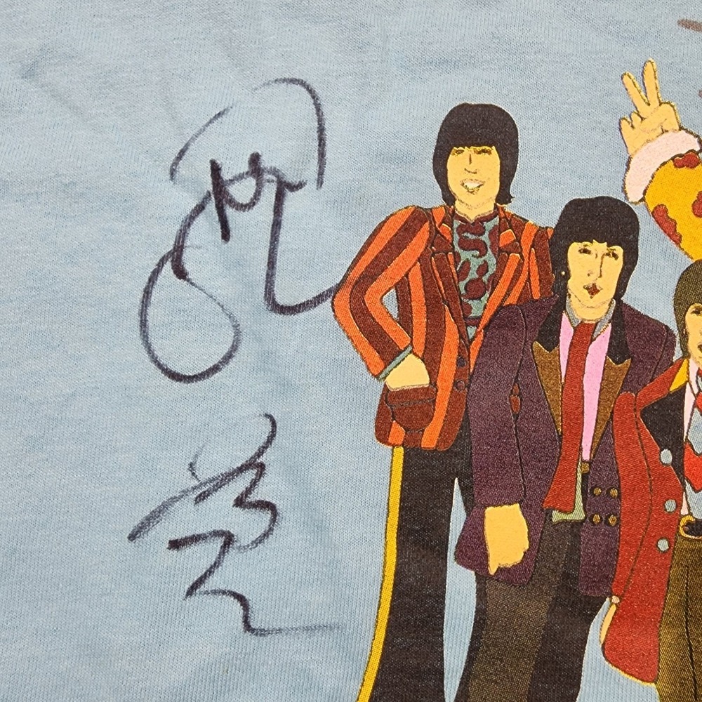 Vintage Liverpool Legends T-Shirt w/ Unverified Autographs Signed Graphic Tee Sm - Picture 2 of 9